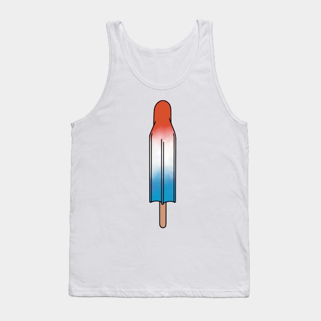 Watercolor Rocket Pop Popsicle Tank Top by murialbezanson